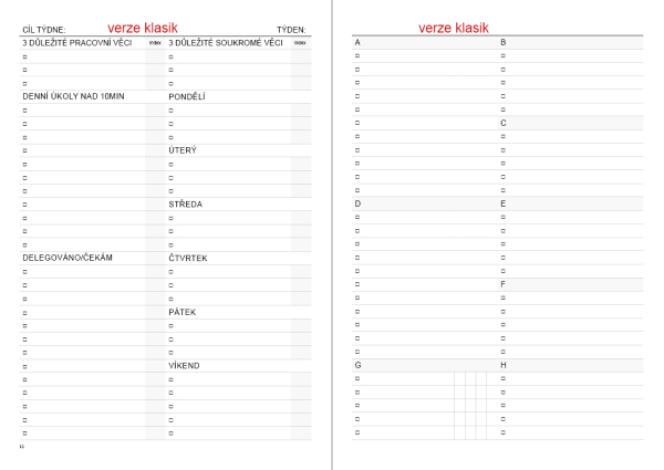 A5 m-Planner Klasik nebo Eisenhower metrix - Image 7